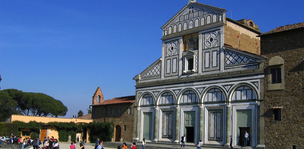 The hills of Florence:  Fiesole and Michelangelo Square