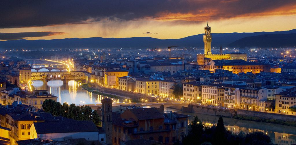 Florencia al Atardecer